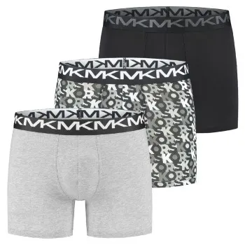 Michael Kors Kalsonger 3P Strecth Factor Boxer Brief Svart/Vit bomull X-Large Herr