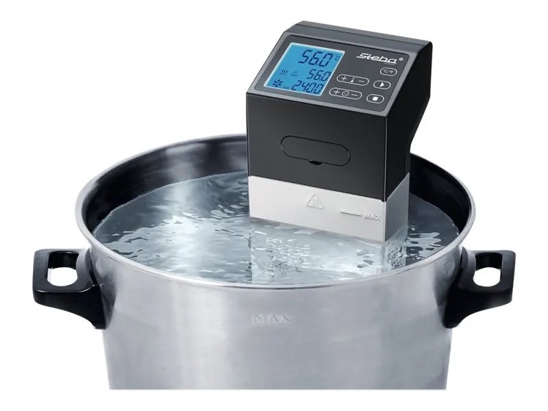 Steba SV 100 Professional, 7,5 l, Grå, Rostfritt stål, LCD, Digital, Rostfritt stål, 1500 W