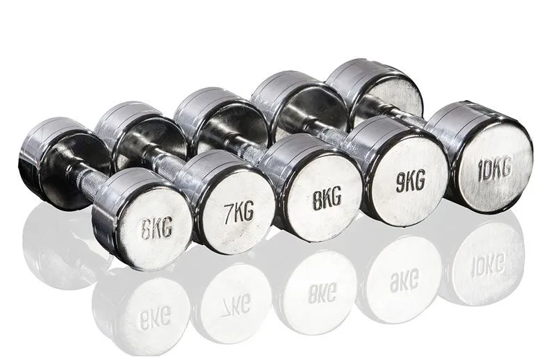 Gymstick Pro Chrome Dumbbell – Single, Kromhantel
