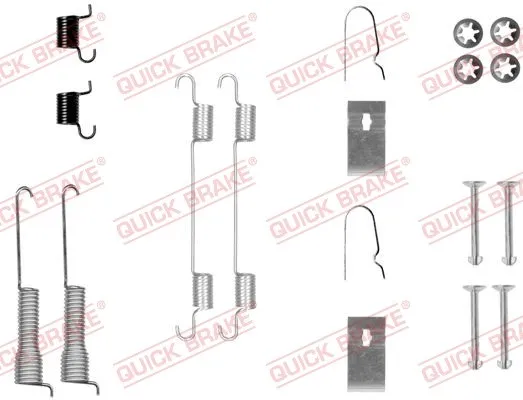 Monteringssats, bromsbackar QUICK BRAKE 105-0800
