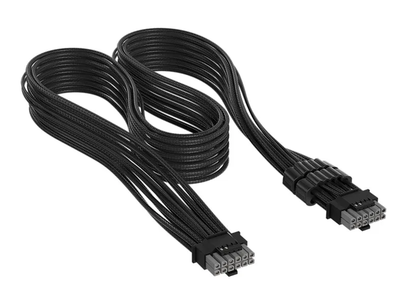 Corsair Elite Premium Individually Sleeved PCIe 12V-2×6 to PCIe 12V-2×6 600W (Universal) - Svart