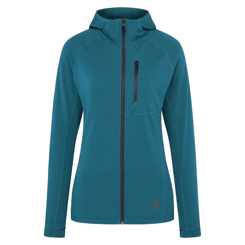 Black Diamond Coefficient Fleece Hoody fleecejacka (dam) - Azurite, M