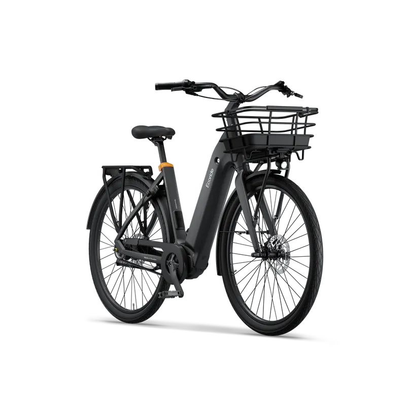 Ecoride Ambassador-4-Midmotor-Belt-Disc-Black-Small