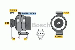 Generator BOSCH 0 986 042 790