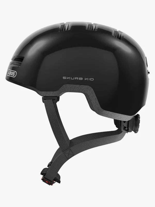 Abus Cykelhjälm - Skurb Kid - Blank Black