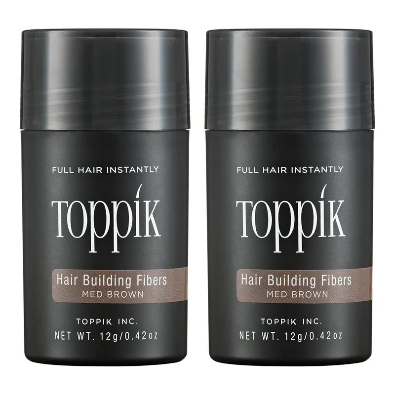 Toppik Hair Building Fibers Medium Brown & FiberHold Spray