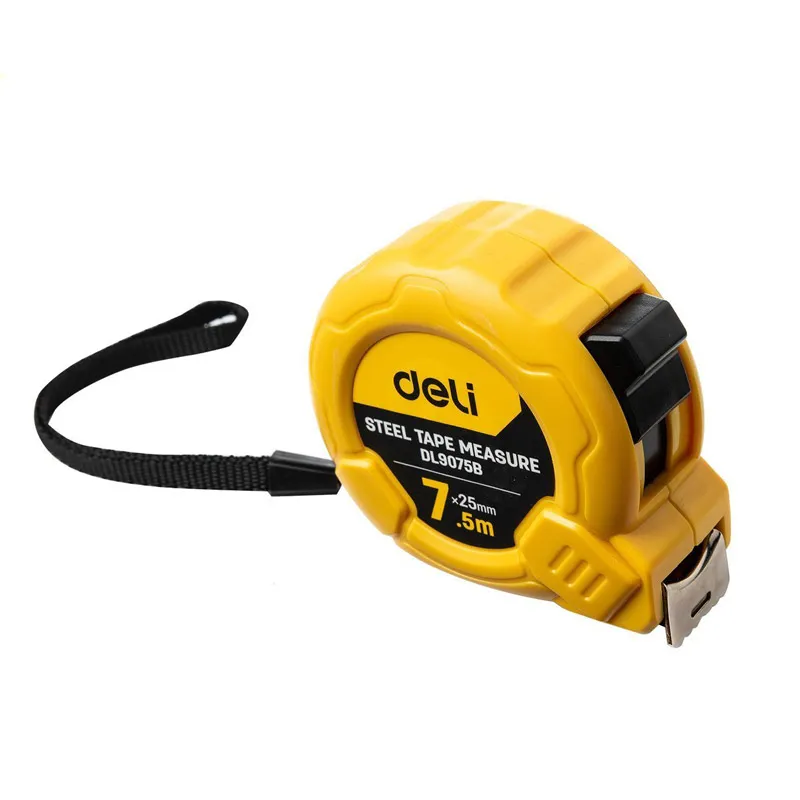 Måttband 7,5 m (25mm)- gul/vit