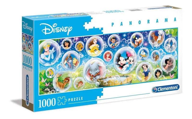 Panorama Pussel – Disney bubbelkollage 1000 bitar