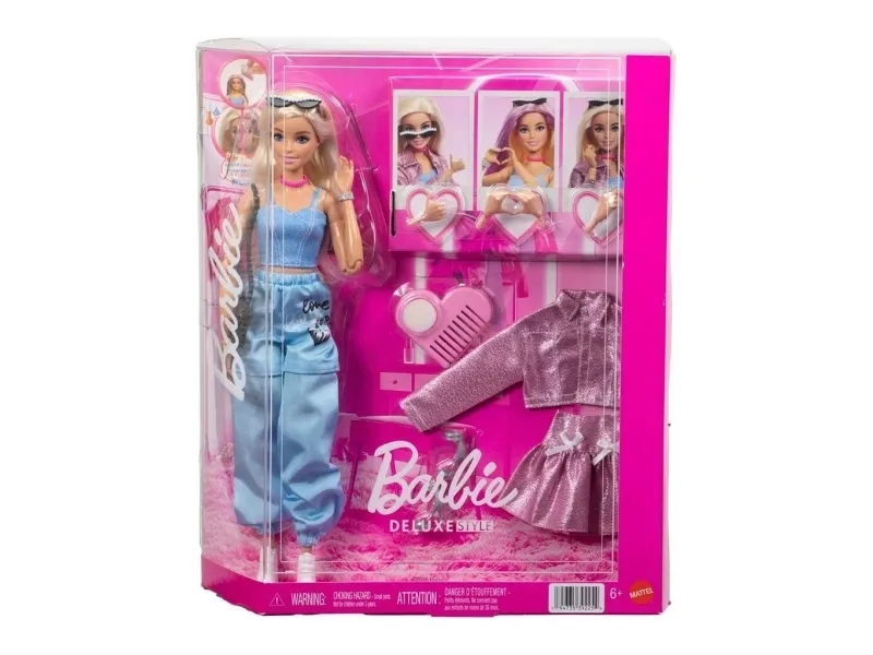Barbie Deluxe Style Fashion Build Up docka Barbie
