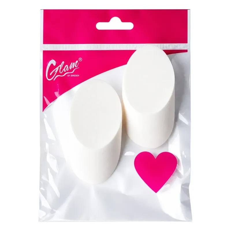Glam Sminksvampar 2-pack, Vinklad