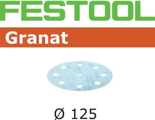 Festool STF GR Slippapper 125mm, 8-hålat, 50-pack P1000