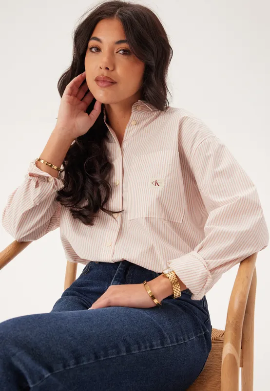 Woven Label Relaxed Shirt (#1287)