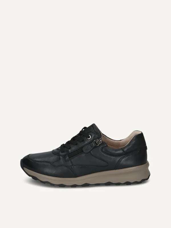 CAPRICE Sneaker, black, made of Leather, Size 41 (#1878)