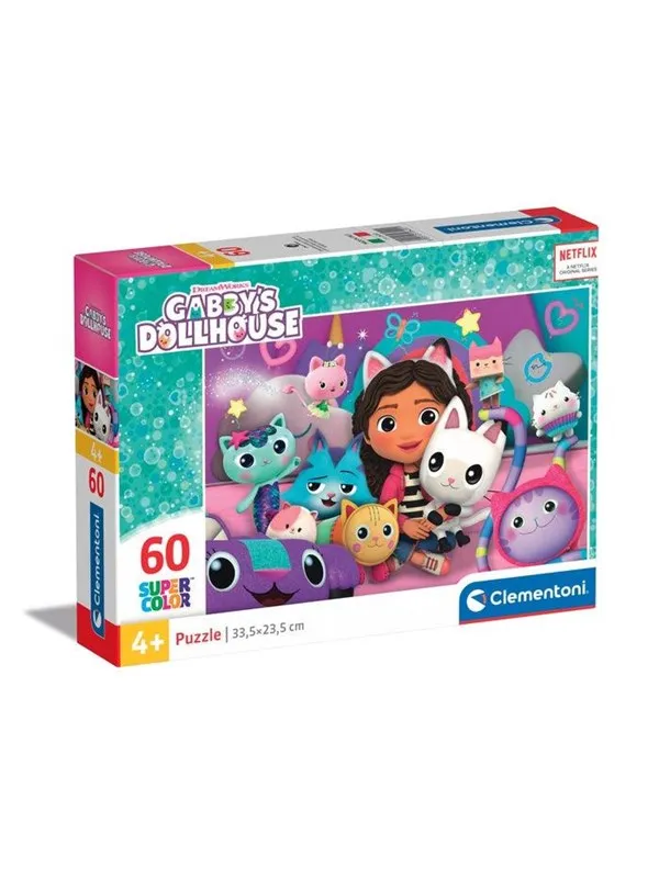 Pussel 60 bitar Gabby's Dollhouse, Clementoni