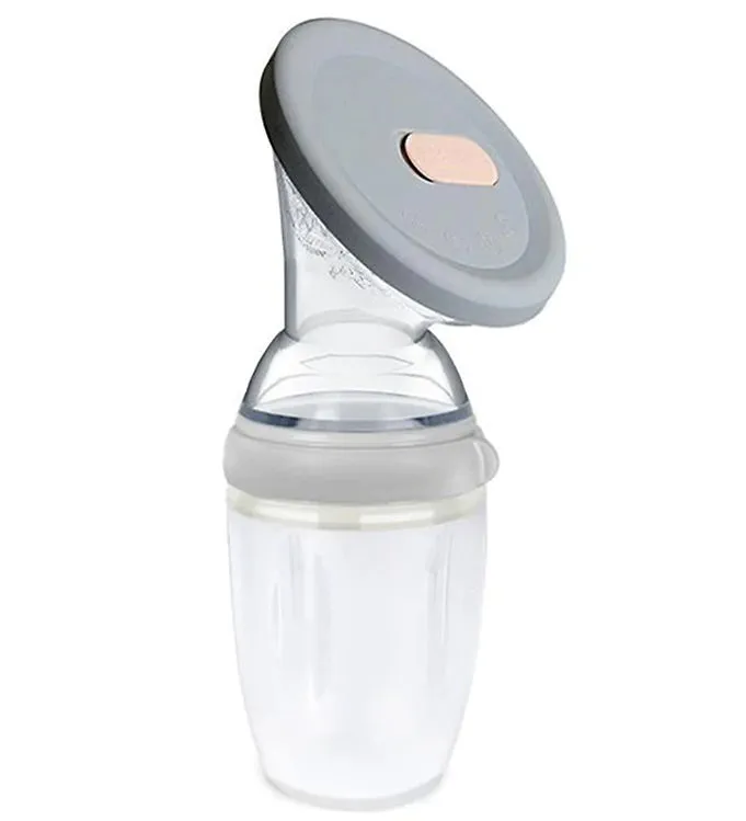 Haakaa Bröstpump m. Lägg - 160 ml - Grå