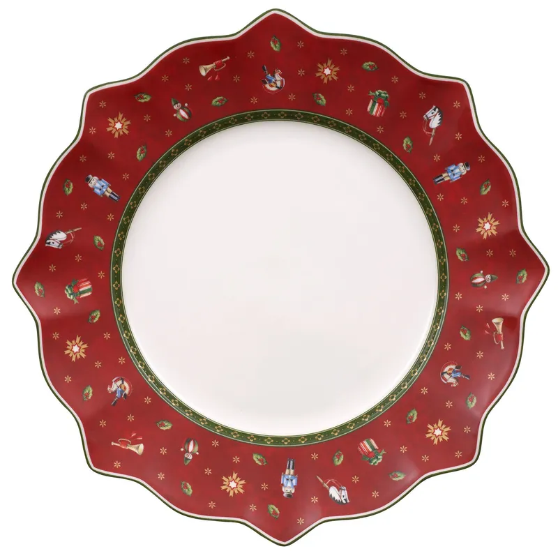 Middagstallrik Villeroy & Boch Toy’s Delight Red, 28.4 cm