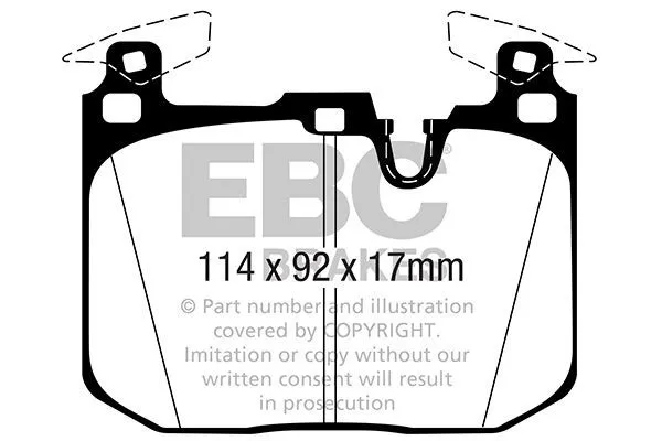 Bromsbelägg EBC Brakes DP42360R