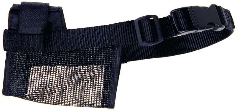 Dogman Dog Muzzle Black Nylon M Snout Size 22-27cm