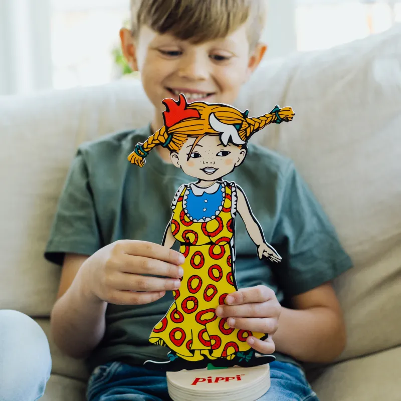 Pippi Magnetdocka Ombyte