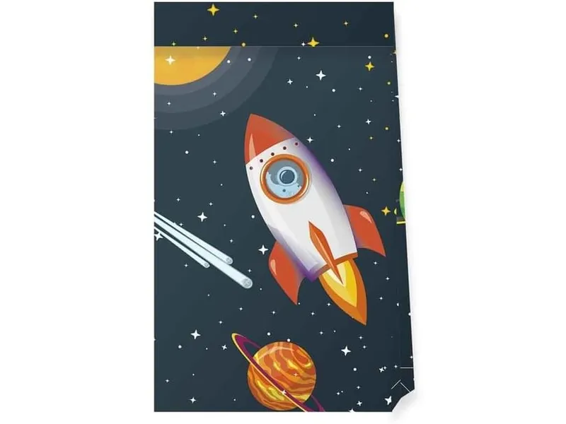 Decorata Party Godispåse – 4-pack – Raket Space