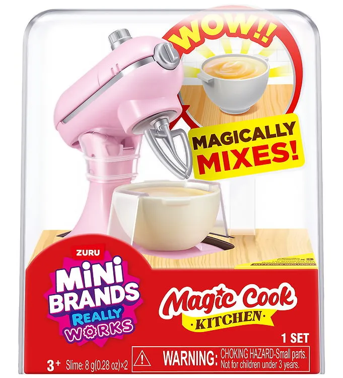 Mini Brands Magic Cook Kitchen Rosa Köksassistent - Mini Brands - Leksaksaffären