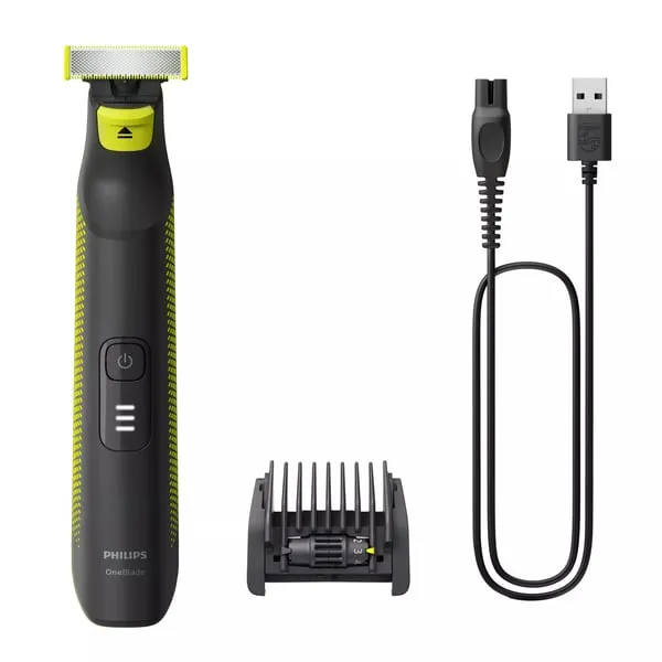 Philips QP6506/15 rakapparater för män Folierakapparat Trimmer Svart, Lime
