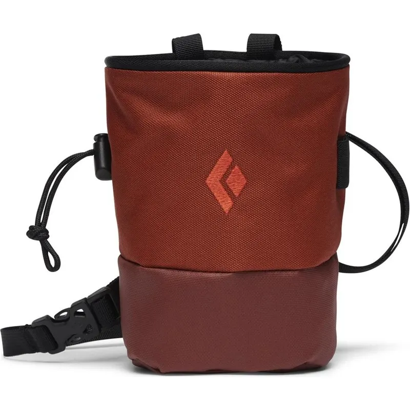 Black Diamond Mojo Zip Chalk Bag Burnt Sienna