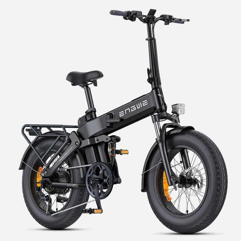 Hopfällbar elcykel ENGWE Engine Pro 3.0 Boost, Svart