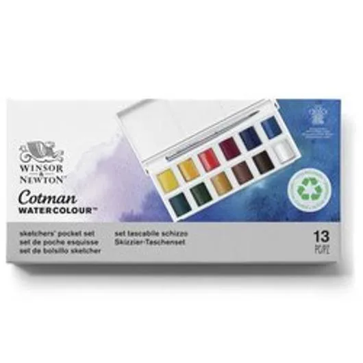 Akvarellfärg set Cotman 10x8ml