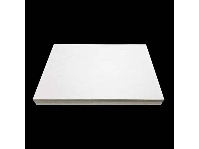 Målarkartong naturvit 560gr 30x30cm 40st