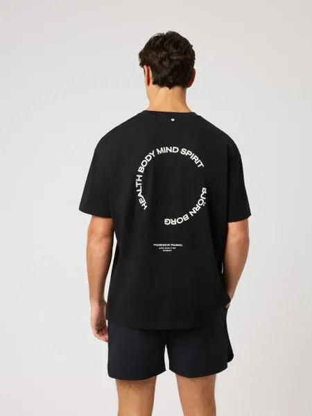 Borg Gym Oversized T-shirt Svart (#6552)