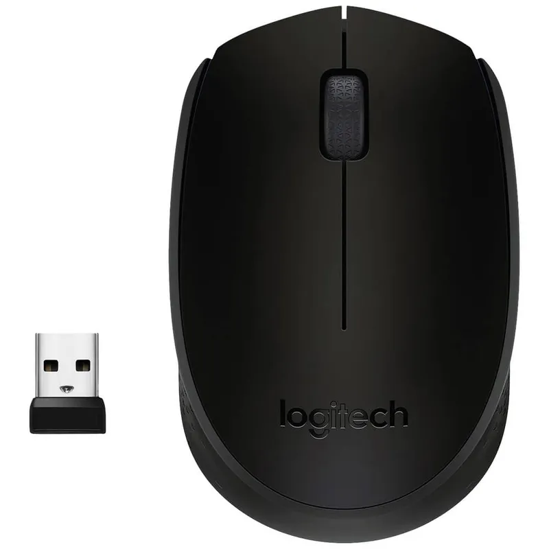 Logitech M171 Wireless - Mouse - Optic - 3 knappar - Svart