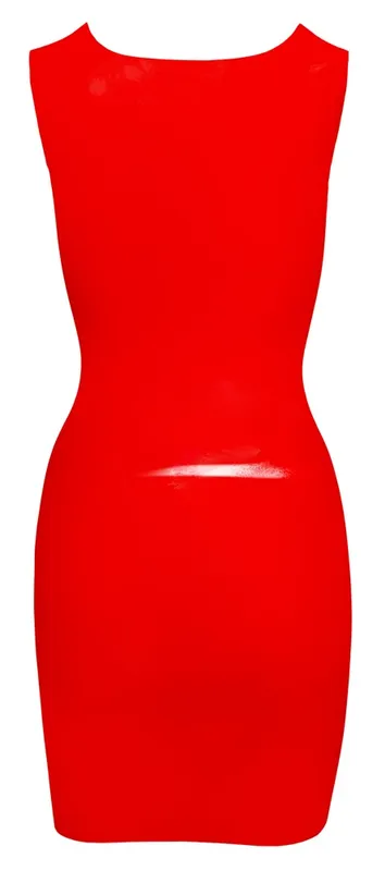 Kort Latex klänning (Storlek: Medium)