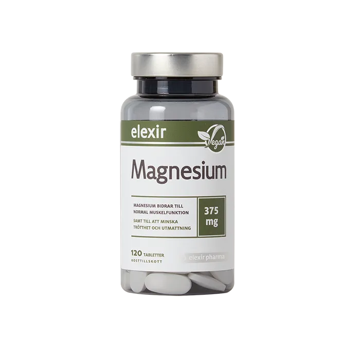 Elexir Pharma Magnesium 375 mg 120 tabletter