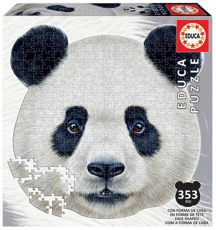 Silhuett Pussel – Panda 353 bitar
