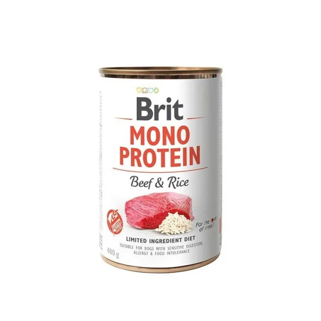 Brit Mono Protein Beef & Rice 400g