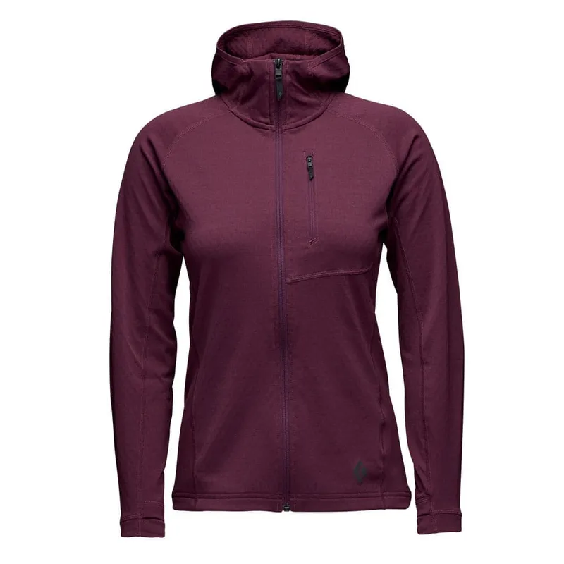 Black Diamond Coefficient Fleece Hoody fleecejacka (dam) - Blackberry, XS