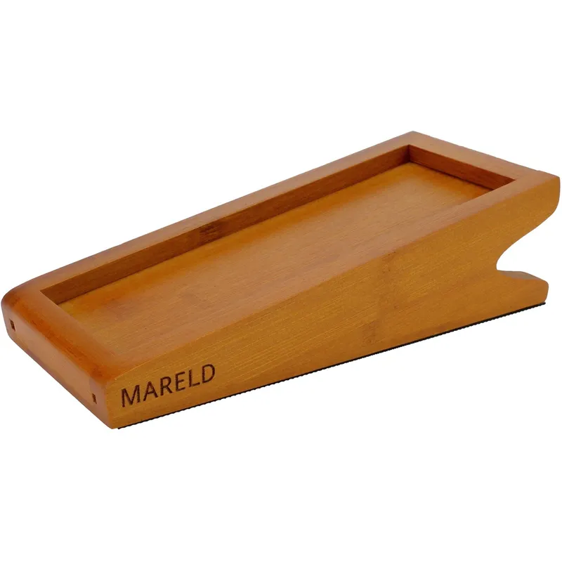 Mareld Slipstenshållare, bambu, rödbrun