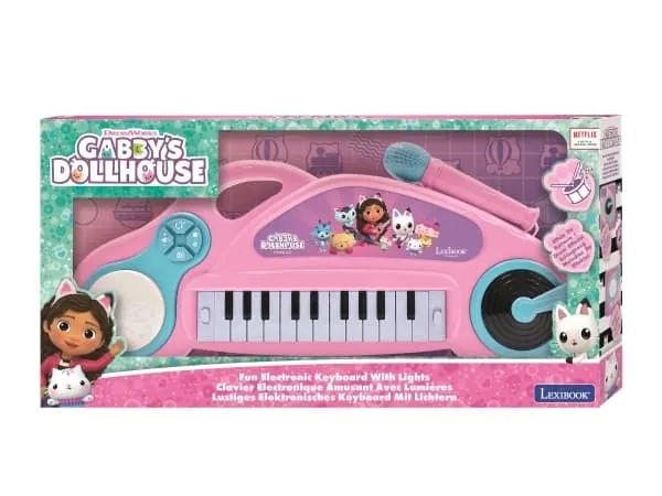 Gabby’s Dollhouse Roliga Elektroniska Keyboard med Ljus