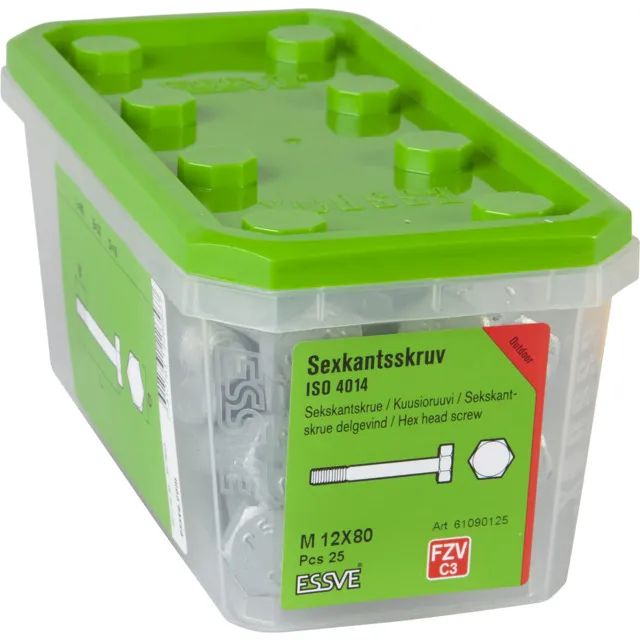 SKRUV M6S ISO40 DG FZV 12X80 25ST | Beijerbygg Byggmaterial