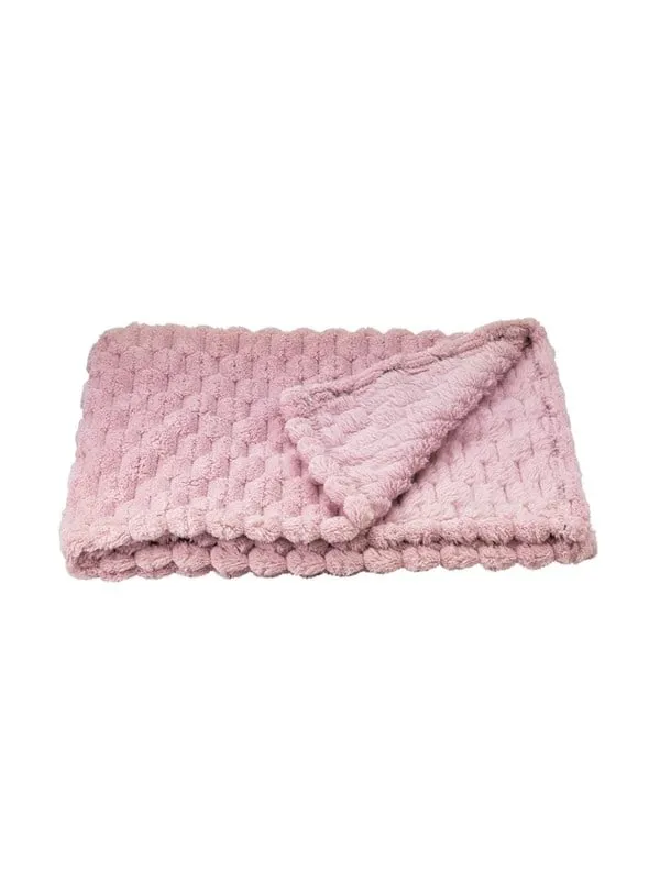 Nobby Pläd DIAMOND Classic, 75 x 100 cm, Rosa