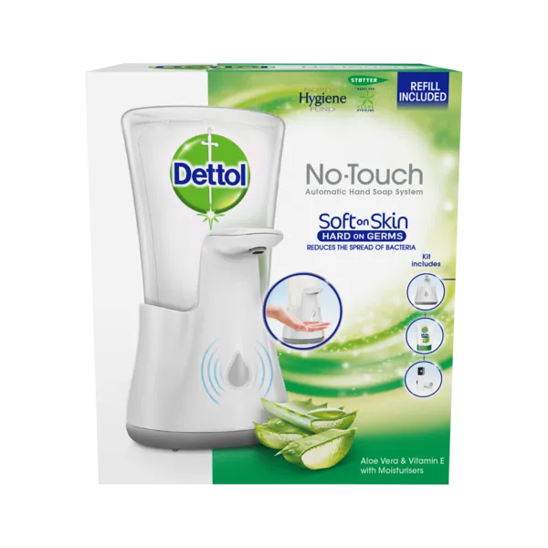 Dettol No Touch Startkit White Aloe Vera 250 ml