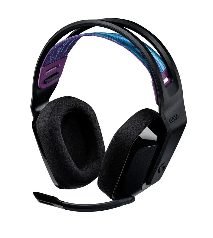Logitech – G535 LIGHTSPEED Trådlöst Gaming-Headset – Svart
