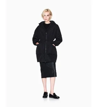 A|X Armani Exchange för kvinnor. XW000682AF16200UC001 Svart Cagan Coat (XS), Casual, Polyester