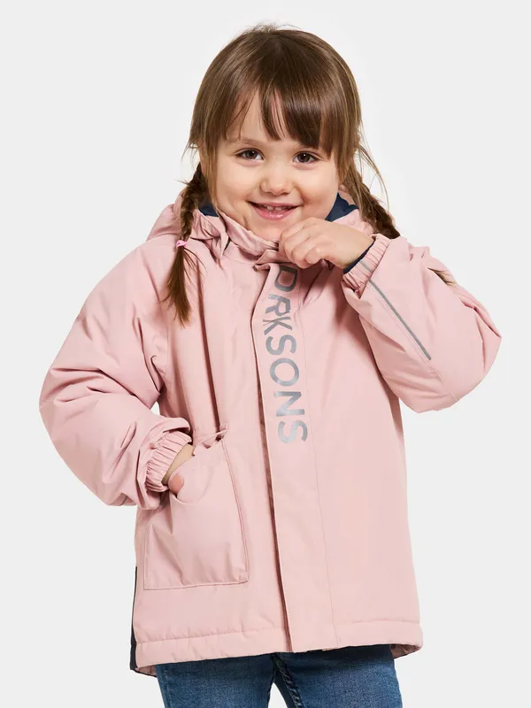 Didriksons Talvi Vinterjacka, Dusty Pink, 140