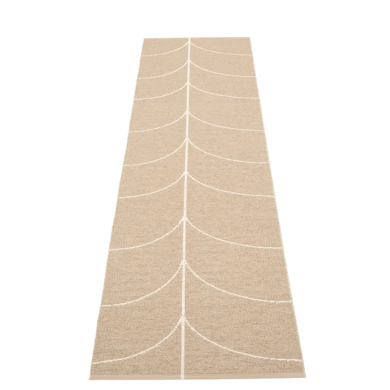 Pappelina, Vävd Matta Leif Light Nougat 70×270 cm
