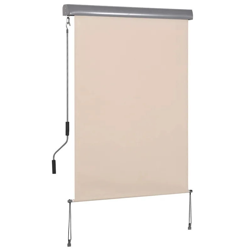 Krämvit Vertikal Balkongmarkis 100×140 cm