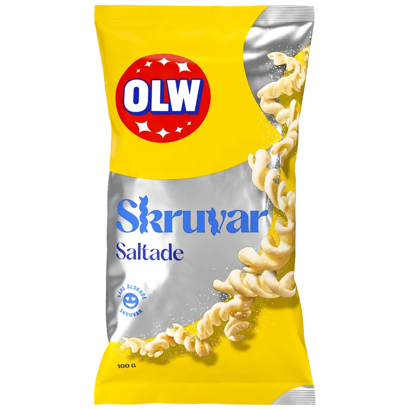 OLW Saltade Skruvar 100g