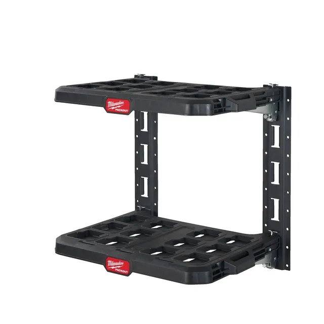 Milwaukee 4932472127 Packout Hyllsystem 2 hyllor och monteringsskenor