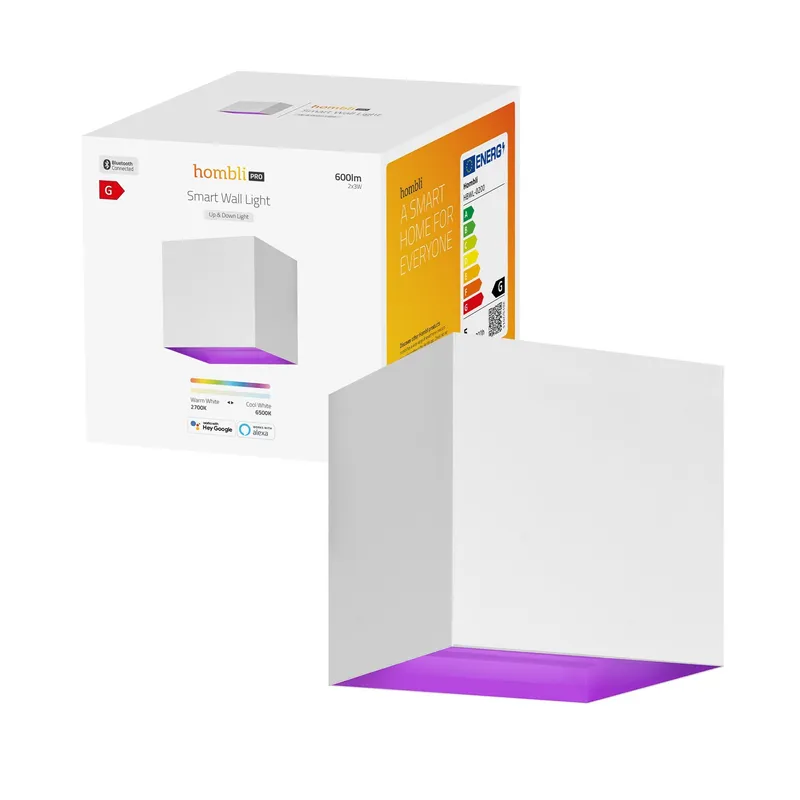 Hombli – Smart Outdoor Wall Light V2, White